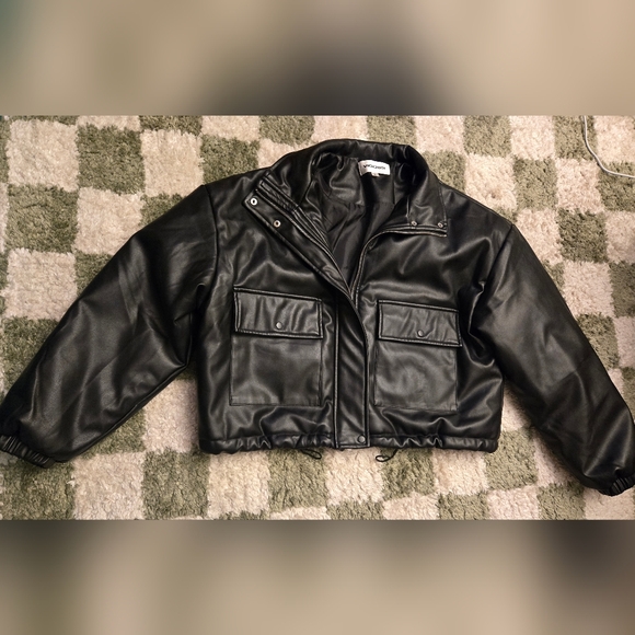 Vigoss Jackets & Blazers - Vigoss Black Bomber Jacket